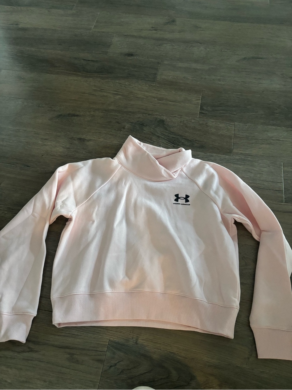Under Armour Pale Pink Crewneck Performance Sweatshirt